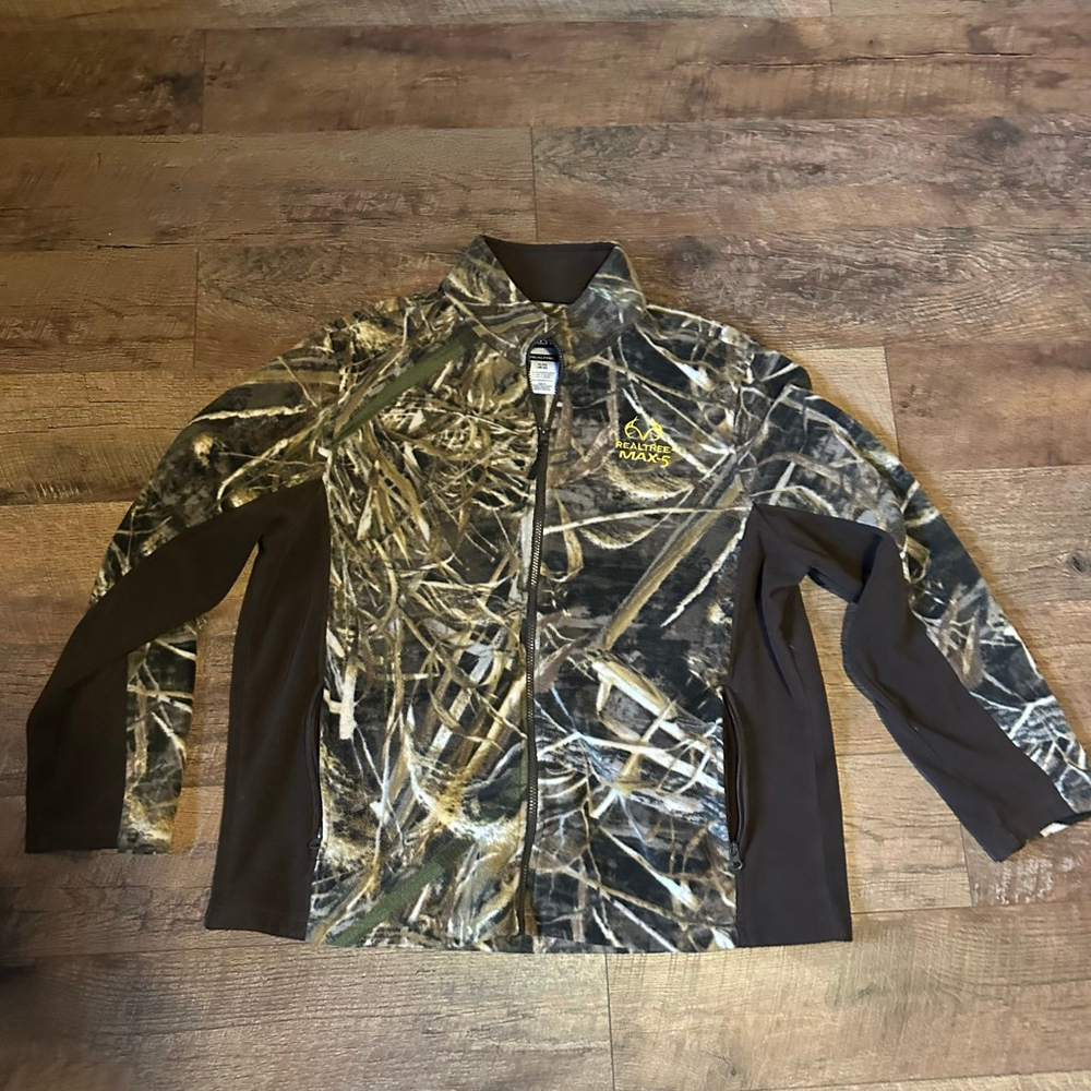 Men's Realtree Performance Jacket XL Brown Camo - Picture 2 of 12